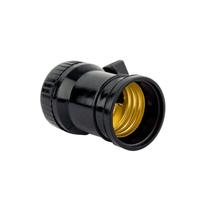 Soquete nylon pendente c/chave-decorlux