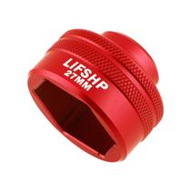 Soquete para filtro de óleo LIFSHP 27 mm em alumínio, encaixe 3/8" Soquete para filtro de óleo LIFSHP 27 mm em alumínio, encaixe 3/8"