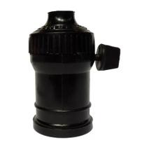 Soquete para Lâmpada com Chave Preto- Foxlux Soquete para Lâmpada com Chave Preto- Foxlux
