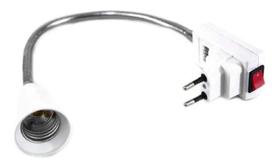 Soquete Para Lampada Com Tomada 40CM Bestfer Soquete Para Lampada Com Tomada 40CM Bestfer