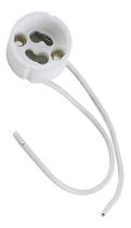 Soquete Para Lâmpada Dicroica Bi pino GU10 Branco