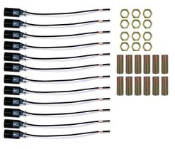 Soquete para Lâmpada E12 Creative Hobbies Kit com 12 Unidades e Fio de 15 cm