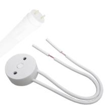 Soquete Para Lâmpada Florecente Led Tubular Com Rabiço Fio 0,5mm Bivolt T-8 T-10 Base G13 Redy