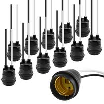 Soquete para lâmpada ZDRU E26/E27 à prova dágua 220V 660W, 12 unidades Soquete para lâmpada ZDRU E26/E27 à prova dágua 220V 660W, 12 unidades