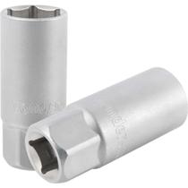 Soquete Para Vela Vonder 1/2" 65 Mm Aço Cromado Com Proteção Interna De Borracha