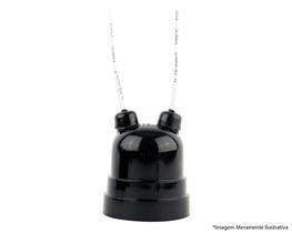 Soquete Pendente C/Rabicho Termoplast Preto 43.0It c/10pcs