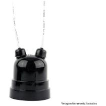 Soquete Pendente com Rabicho Termoplast Preto 43.0it com 10 Peças - Foxlux