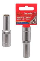 Soquete Pitu Longo 1/2 Sextavado 12mm Profissional