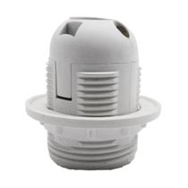 Soquete plastico rosca inteira branco Soquete plastico rosca inteira branco