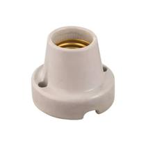 Soquete porcelana c base e27 4a/250v c/base Soquete porcelana c base e27 4a/250v c/base