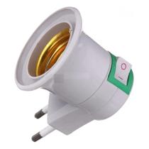 Soquete Porta Lâmpada E27 Com Plugue E Interruptor Soquete Porta Lâmpada E27 Com Plugue E Interruptor