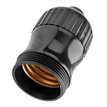 Soquete Sem Chave Ilumi 2A 250V Preto Base E27 Adaptador Rosca Plafon Elétrico Instalação