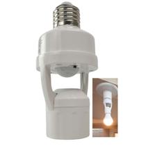 Soquete Sensor de Presença para Lampada Movimento 360 Graus E27 Fotocelula Iluminaçao Automatico Soquete Sensor de Presença para Lampada Movimento 360 Graus E27 Fotocelula Iluminaçao Automatico