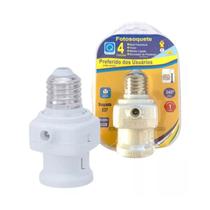 Soquete Sensor Fotocélula Rele Acende Noite Apaga Dia Auto Soquete Sensor Fotocélula Rele Acende Noite Apaga Dia Auto