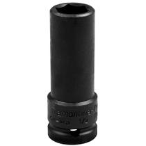 Soquete Sextava De Impacto Longo Em Aço Cromo Enc. 1/2 - 17mm