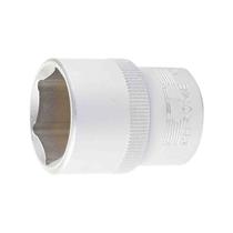 Soquete sextavado 1/2 32 mm aço cromo com clips plast - ste Soquete sextavado 1/2 32 mm aço cromo com clips plast - ste