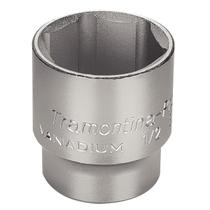 Soquete Sextavado 34mm 1/2'' Aço Cromo Vanádio Tramontina PRO Soquete Sextavado 34mm 1/2'' Aço Cromo Vanádio Tramontina PRO
