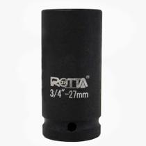 Soquete Sextavado de Impacto 3/4 Polegada x 27 mm Longo