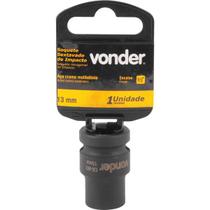 Soquete Sextavado de Impacto enc 1/2" 13mm Aço Cromo Vonder