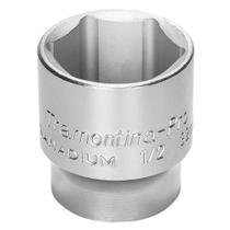 Soquete Sextavado Em Aço Cromo Vanádio 12 Mm - Encaixe 1/2" Tramontina Pro Tramontina