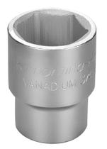 Soquete Sextavado em Aço Cromo Vanádio 34 mm - Encaixe 3/4"