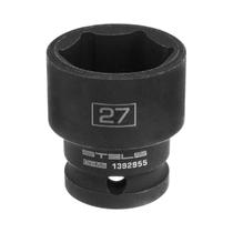 Soquete Sextavado Impacto 1/2''x27mm Aço CR-Mo 1392955 Stels