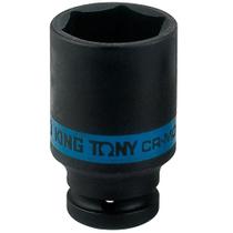 Soquete Sextavado Impacto Longo Encaixe 1 Pol 32mm Kingtony