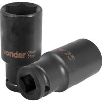 Soquete Sextavado Longo Impacto 27mm Encaixe 1/2 Vonder Soquete Sextavado Longo Impacto 27mm Encaixe 1/2 Vonder