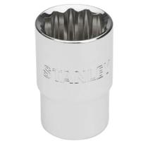 Soquete Sextavado Métrico de 1/2" e 10mm - 4-86-510 - STANLEY Soquete Sextavado Métrico de 1/2" e 10mm - 4-86-510 - STANLEY