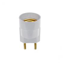 Soquete Termoplástico E27 Com Pino Macho 2p Branco G20