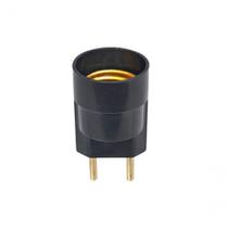 Soquete Termoplástico E27 Com Pino Macho 2p Preto G20