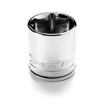 Soquete Titan 62228 - 28mm, 1/2 Drive, 6 Pontas, Profundidade Padrão Soquete Titan 62228 - 28mm, 1/2 Drive, 6 Pontas, Profundidade Padrão