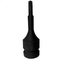 Soquete Torx Impacto Longo Com Encaixe 1/2 Polegada T30