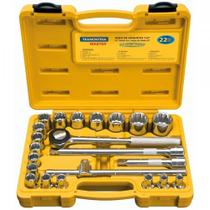 Soquete Tramontina Encaixe Estriado 1/2'' 8 A 32 Com 22Pecas Soquete Tramontina Encaixe Estriado 1/2'' 8 A 32 Com 22Pecas