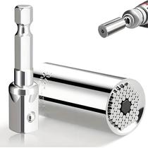 Soquete universal Abruga Super para 7-19 mm com chave de catraca Soquete universal Abruga Super para 7-19 mm com chave de catraca