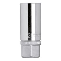 Soquete vela 1/2" 21mm gedore red