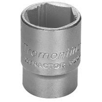 Soquete Xtractor Plus Em Aço Cromo Vanádio 30 Mm - Encaixe 1/2" Tramontina Pro Tramontina Soquete Xtractor Plus Em Aço Cromo Vanádio 30 Mm - Encaixe 1/2" Tramontina Pro Tramontina