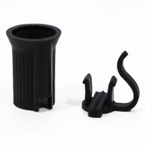 Soquetes de lâmpada de reposição Encoidoz C7 E12 Black, pacote com 100