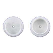 Soquetes de poste John Sterling Plastic White 3,5 cm de diâmetro