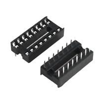 Soquetes DIP IC 10pcs 6P/8P/14P/16P/18P/20P/24P/28P Adaptador Soldável Componente Eletrônico
