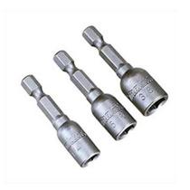 Soquetes Magnéticos Makita 1/4 5/16 3/8 3 Peças