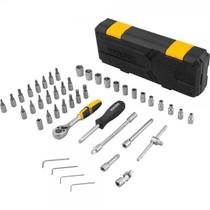 Soquetes Sextavados c/Encaixe 1/4" 04A14Mm 46Pc Vonder