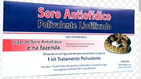 Soro Antiofídico Polivalente 50 ml - Lema