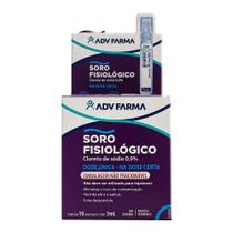 Soro Fisiológico 0,9% ADV com 10 Unidades de 5ml cada