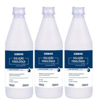 Soro Fisiológico 500ml Sorimax Farmax - Kit com 3 Unidades Soro Fisiológico 500ml Sorimax Farmax - Kit com 3 Unidades