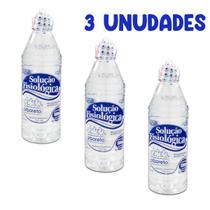 Soro Fisiológico Clor Sódio 9% Arboreto 500Ml Kit Com 3 Unidades