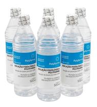 Soro Fisiologico Solução 0,9% Bico Polyfarma 500ml Kit 6