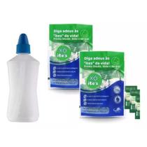 Soro Lavagem Nasal Em Pó Kit C/120- Frasco Lavador 250ml