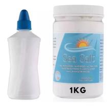 Soro Para Lavagem Nasal Pote 1kg + Frasco Higienizador 250ml Soro Para Lavagem Nasal Pote 1kg + Frasco Higienizador 250ml