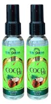 SORO REPARADOR DE PONTAS CABELOS CACHEADOS OLEO DE COCO 60ml MAX GOLDEN Kit 2und SORO REPARADOR DE PONTAS CABELOS CACHEADOS OLEO DE COCO 60ml MAX GOLDEN Kit 2und